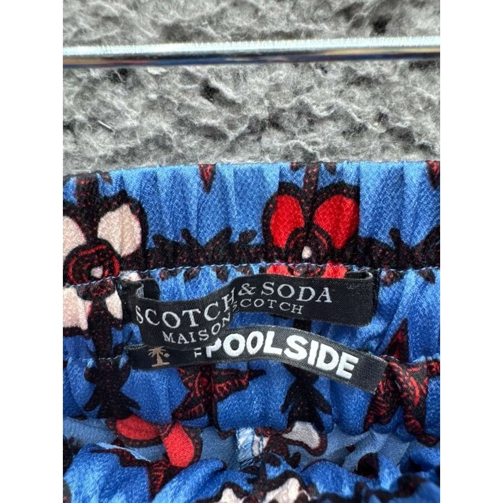 Scotch & Soda Maison Scotch The Poolside Printed Drawstring Shorts Womens Size L - Picture 5 of 13